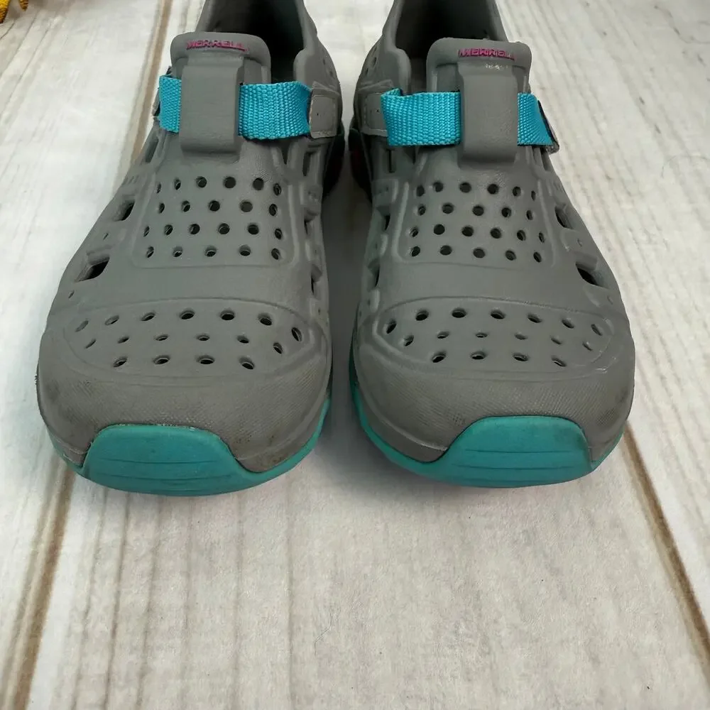 Merrell Kids Hydro Canyon Teal Pink Water Shoes Sandals Size 13C
